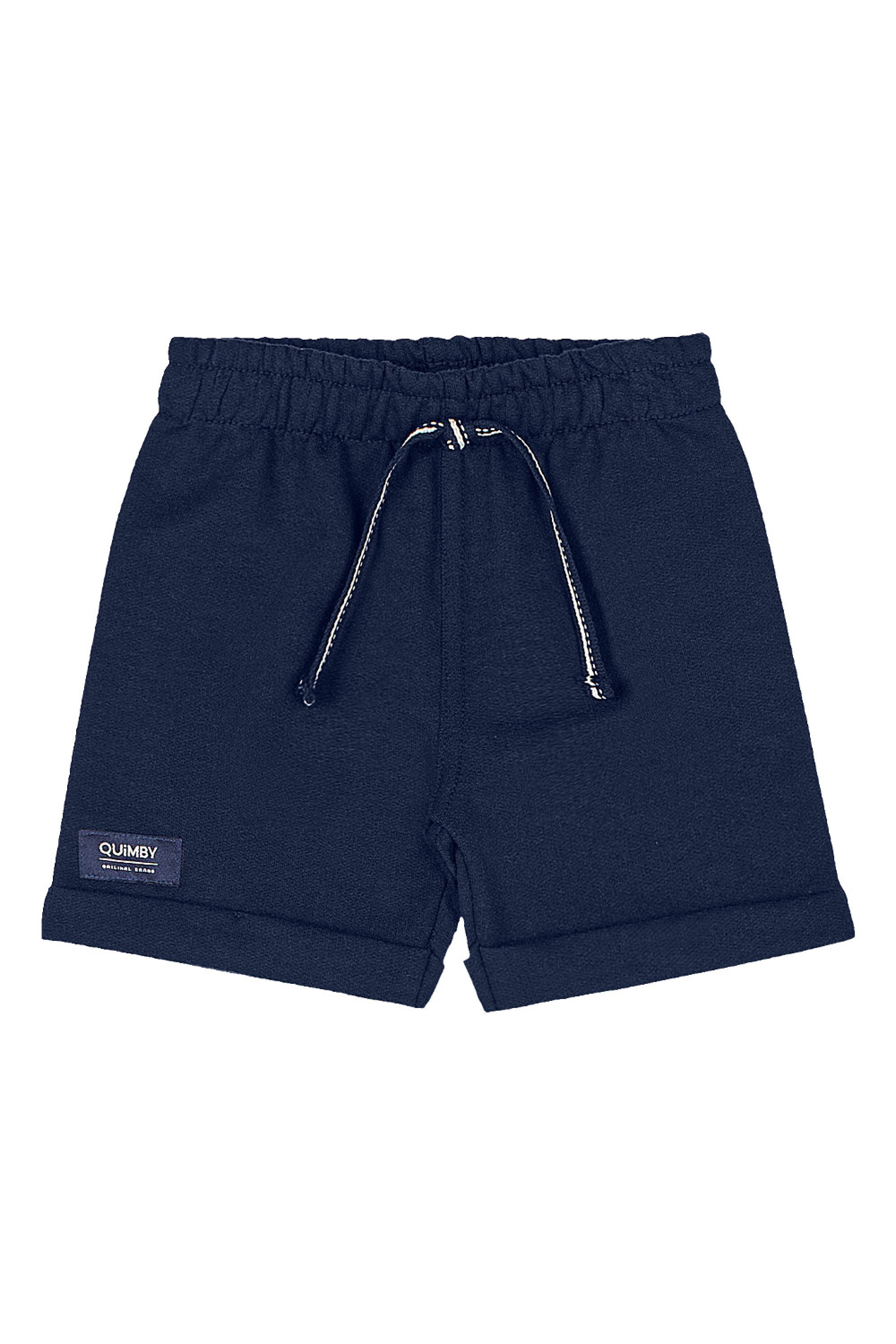 Conjunto Bebê Menino com Camiseta Estampada e Bermuda Moletom (Branco) Quimby - Imagem 18